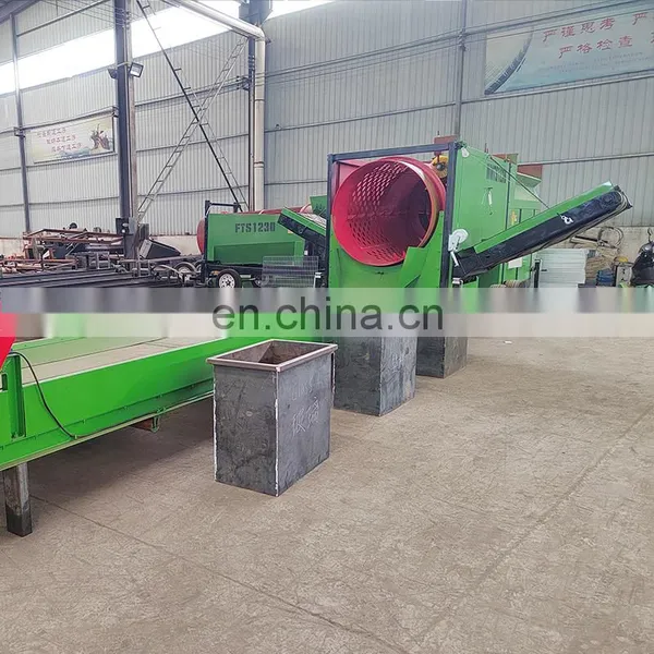 Stainless Steel Portable Mobile Trommel Screen Drum Sieve Machine Portable Mobile Trommel Screen photo-5
