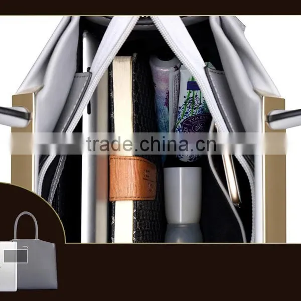 Fashion Leather Tote Ladies Leather Vanity Bag photo-3