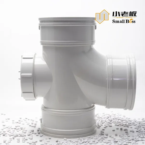High Quality Drainage Plastic Pvc Pipe Water Fittings Tube Connector PVC Compound Pellets photo-5