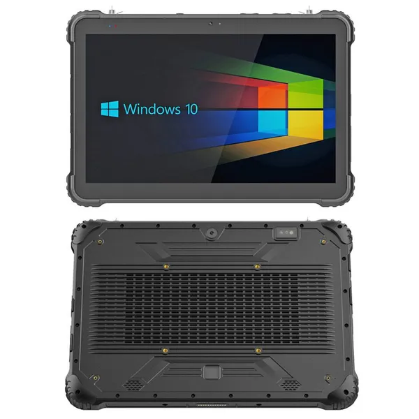 HR1260i5 Cheapest Factory 12.6'' Intel I5 16GB+256GB Rugged Tablet PC With NFC 2D Barcode UHF RFID 4G LTE Docking Station Aviation Plug photo-3