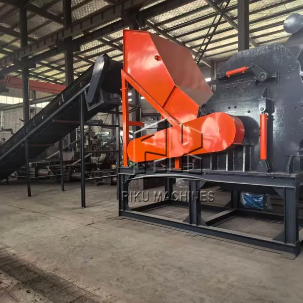 Pop Can Hammer Crusher for Metal Recycling UBC Barrel Hammer Mill Shredder photo-2
