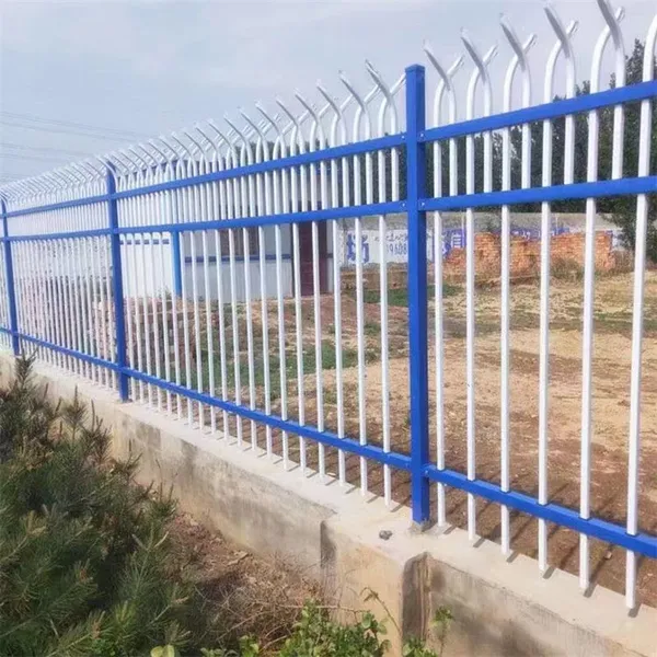 Anti-Rust Welded Wrought Iron Picket Fence for Outdoor Boundary Protection photo-5