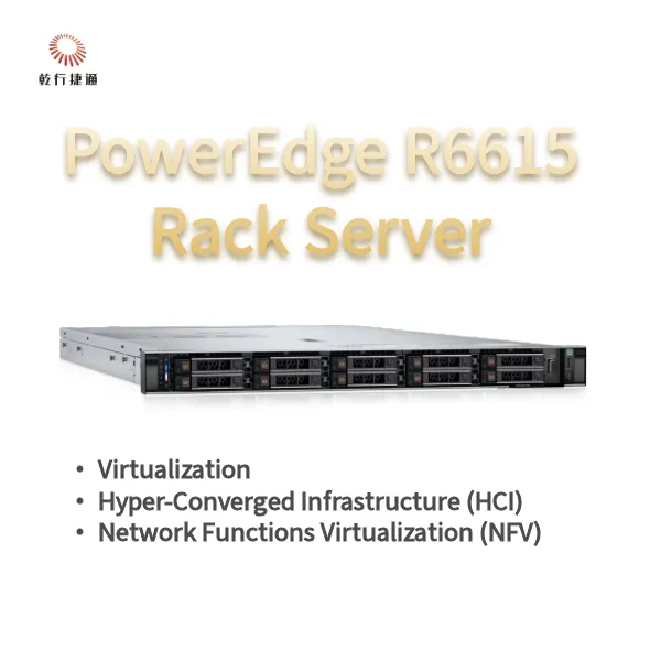 Dell PowerEdge R6615 1U Rack Server With 128 Memory and Direct Liquid Cooling，custom Storage Server，2 Way Server photo-3