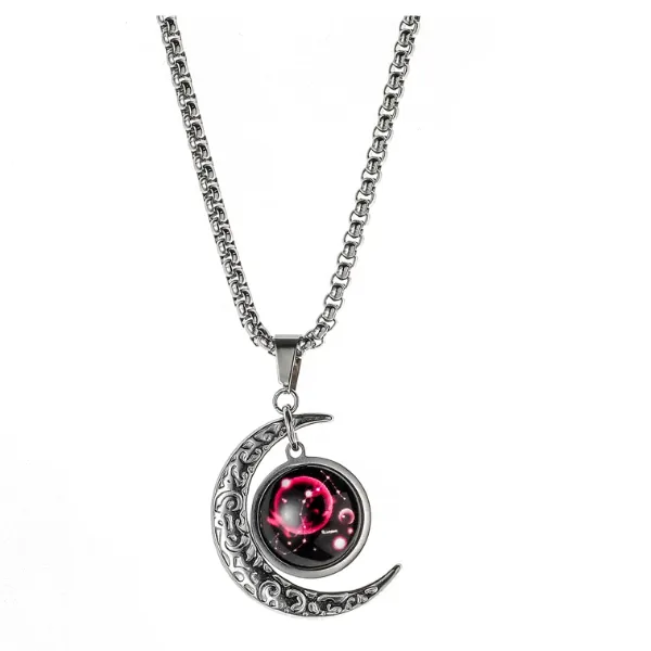 Wholesale 12 Constellation Necklace, Men's and Women's Necklace, Good Luck Energy Necklace,Couple Lover Necklace photo-3