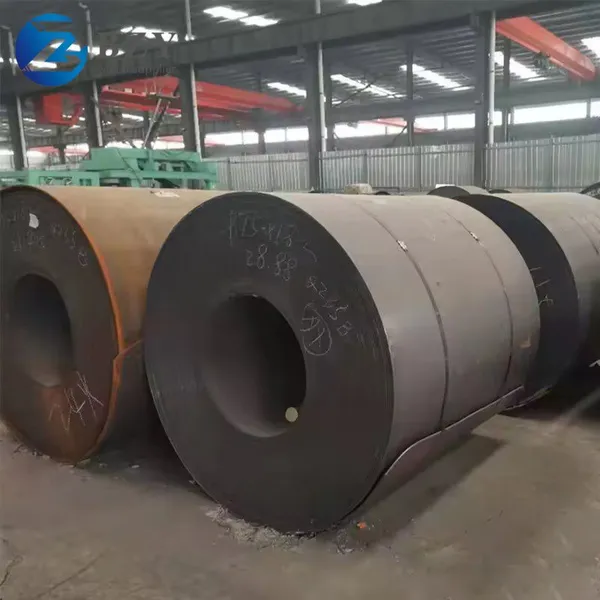 Q235b A36 Prime Hot Rolled 5mm Building Carbon Pickled And Oiled Steel Coil Manufacturers photo-1