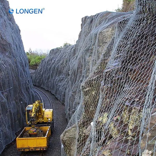 Rockfall Netting G65 3 G80 4 1770Mpa High Strength Steel Wire Mesh Highway Slope Stabilization Wire Mesh Bind Collapse Materials photo-3