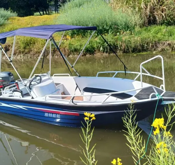 YATE 4.2m Thickened Aluminum Alloy Speed Fishing Boat Customizable Vessel