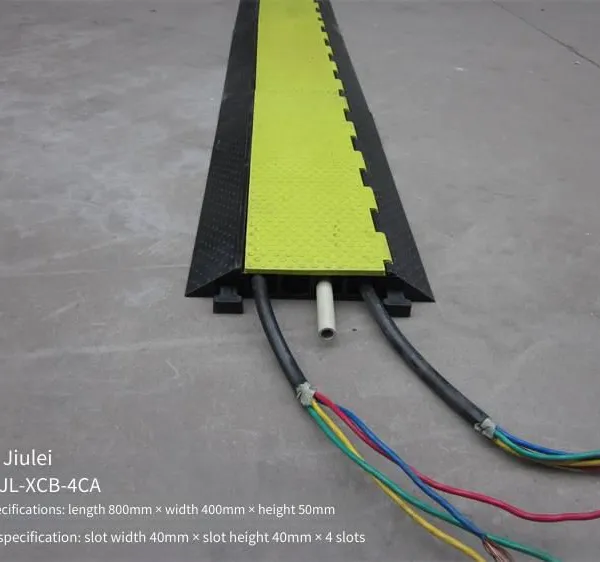 Jiulei Brand Jl-xcb-4ca Rubber and Plastic Bridge Belt (picture) - Length: 800mm * Width: 400mm * Height: 50mm - Slot Width: 40mm * Slot Height: 40mm * 4 Slots photo-2