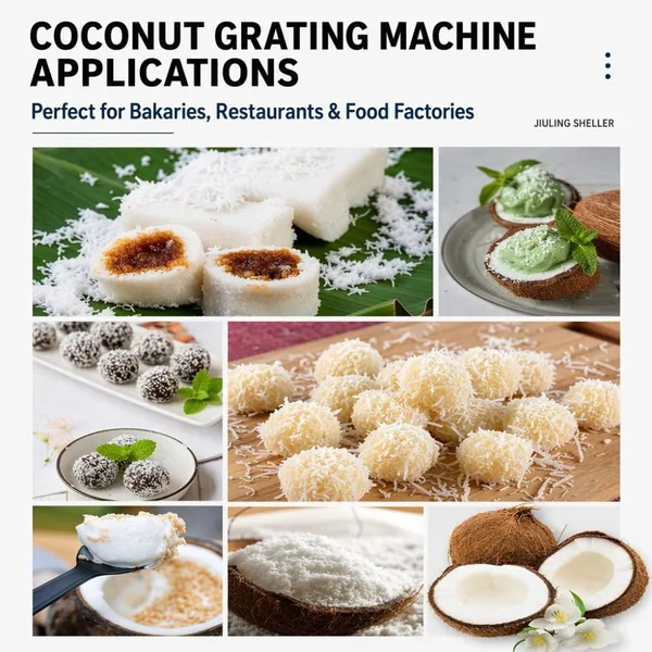 Industrial Grade Coconut Meat Grater Machine CCG-37 50kg/h Stainless Steel Coconut Shredder for Candy and Condiment Production photo-3