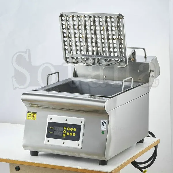 Double-cylinder Electric Frying Oven With Oil Drain Valve and Computer Control photo-3
