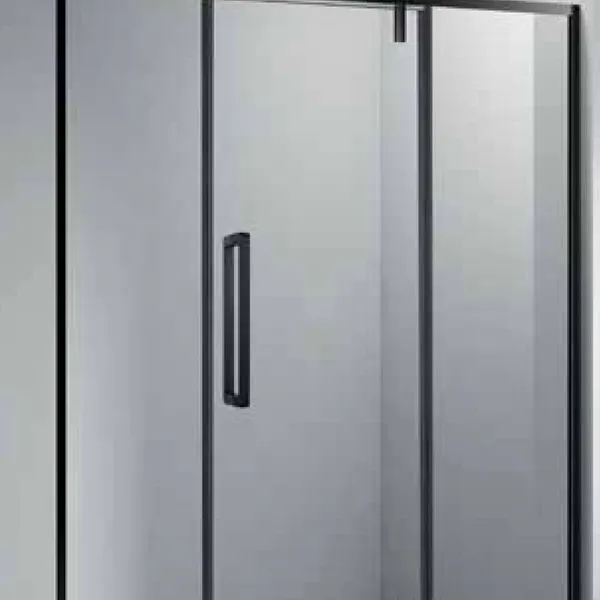 Sunfree 8331 Three Panels Sliding Shower Enclosure Large Entry Opening Aluminium Tempered Glass Shower Screen For Big Family Bathroom