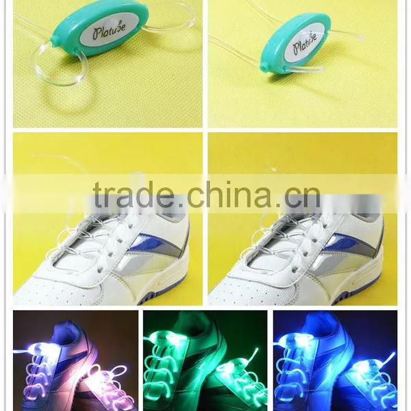Fourth-generation LED Shine Shoelaces Glow Laces Gifts Outdoor Sports Party Supplies Promotional Flashing Shoelace photo-6