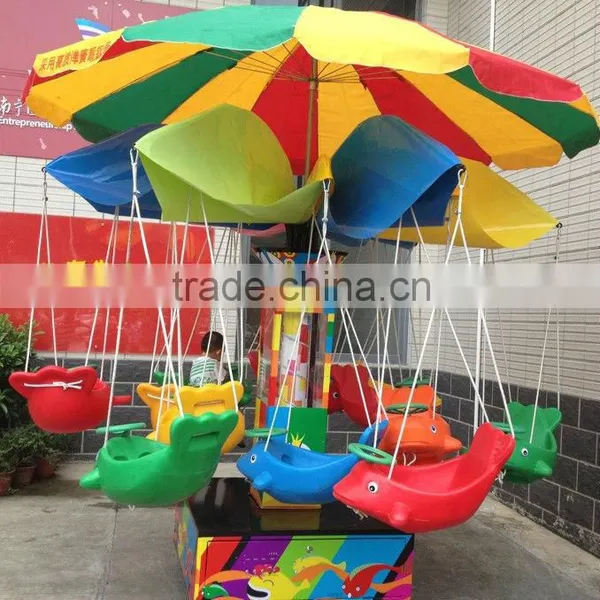 Fun Fish Carousel, Kis Amusement Park Equipment, Fish Swing