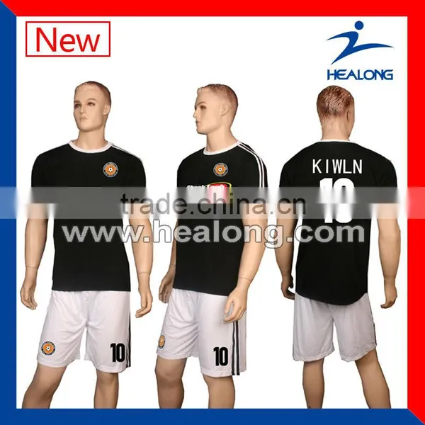Customized Sublimated Polyester Mens Team Soccer Uniform Shirt