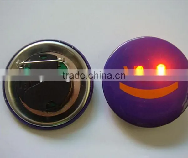 New Style Led Flashing Badge Customized Led Badge