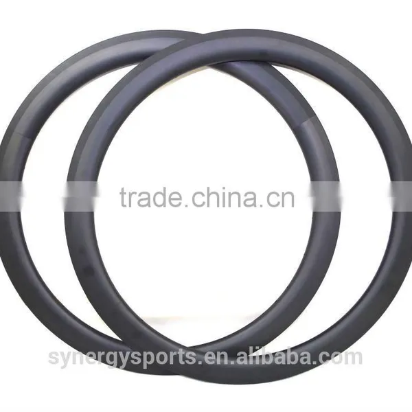 2016 new more aero and stable customized spoke holes light weight 25mm width 50mm height road bicycle tubular carbon rim RT50