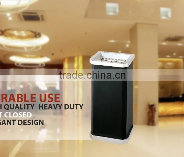 Durable Stainless Steel Dust Bin Garbage Trash Bin photo-2