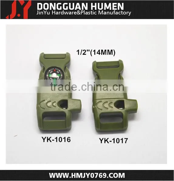 2016 New Product Paracord Buckles With Whistle, Plastic Paracord Buckles photo-2