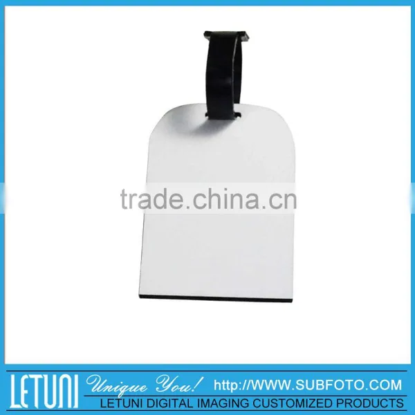 Promotional Sublimation Shaped MDF Luggage Tag photo-2