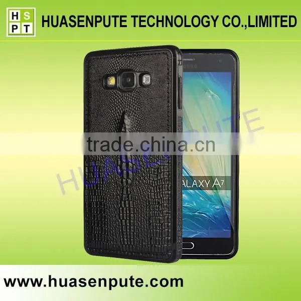 3D Style Leather Skin TPU Case Back Cover for Samsung Galaxy A7 photo-2
