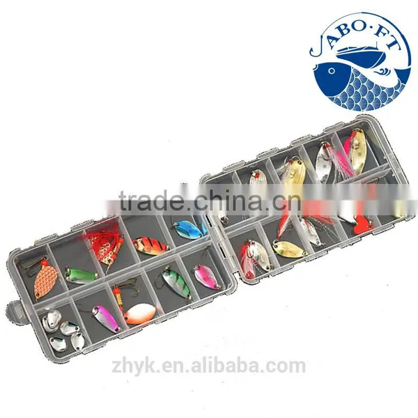 2016 Wholesales Price Best Sell 20 Slot Bags Rotating Sequins Lure Set photo-2