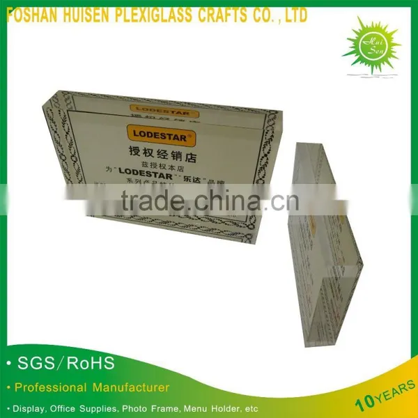 Acrylic Logo Block Stand photo-4
