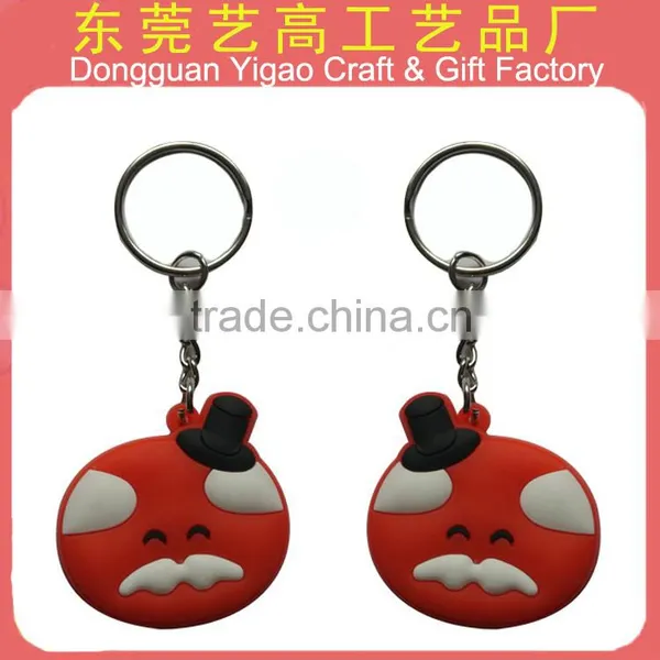 Soft PVC Rabbit Foot Key Chain photo-2