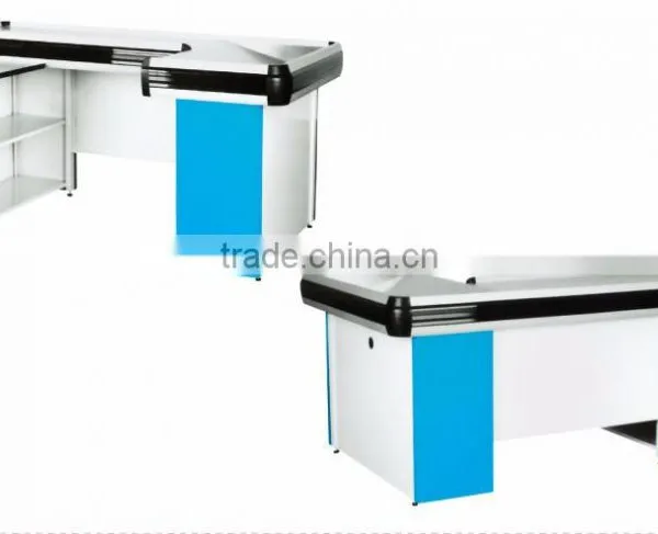 2015 Supermarket Checkout Counter With Conveyor Belt photo-5