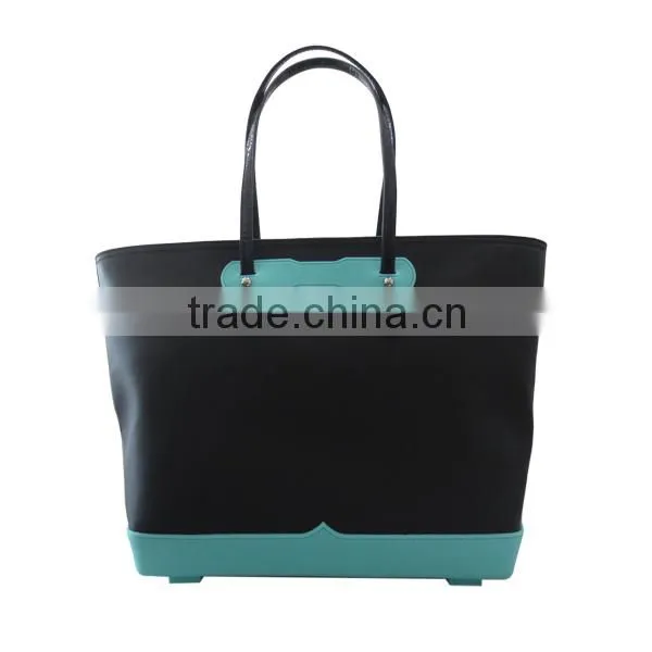 Silicone Tote Shoulder Bag,Lady's Silicone Leather Handbag photo-2