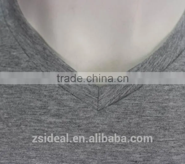 94% Cotton 6% Spandex Rib Collar Custom-made Embroidery T-shirt photo-4
