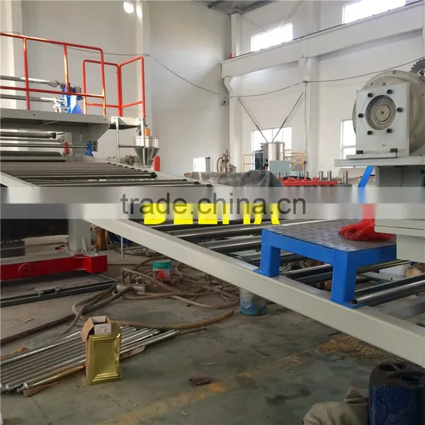PVC Marble Ceiling Sheet Extrusion Machine 1200-1350 Square Meter / 24 Hours photo-2