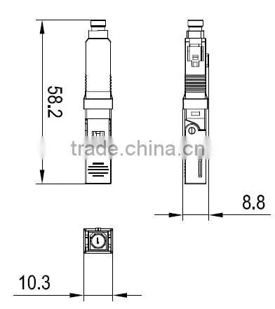 The Best Sale Fiber Optic Odc Connectors FTTH Fast Connectors Top Quality Good Material SC/APC Optical Fiber Fast Connectors photo-3