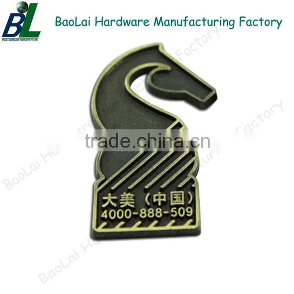 Square Shape Brushed Metal Logo Maker photo-3