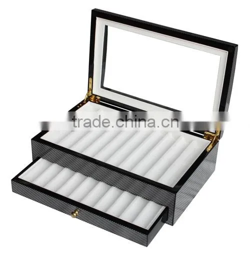 Wooden Fountain Pen Display Box With Window For Wholesale photo-2