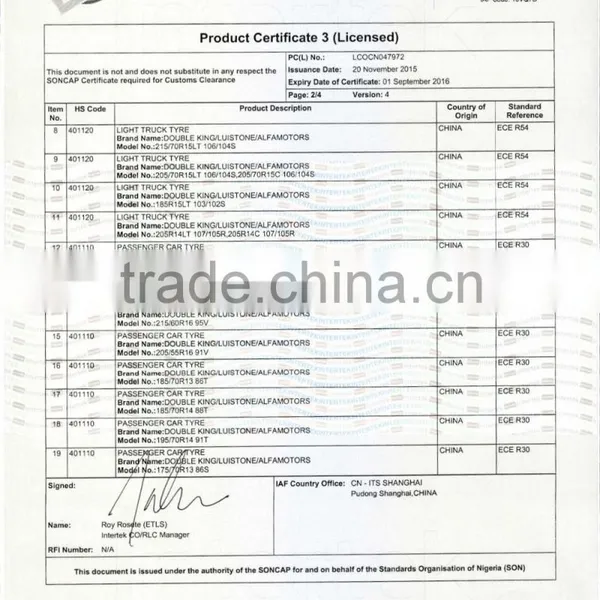 215/70R15LT Light Truck Tyre Double King Tyre Factory photo-4