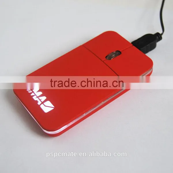 COMPUTER LED POCKET MOUSE WITH RETRACTABLE CABLE photo-2