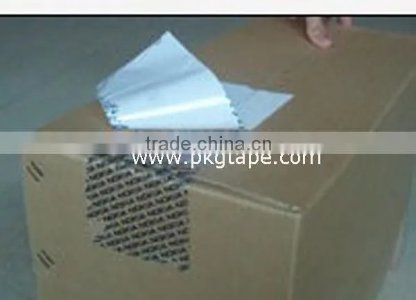 Tamper Evidence Security VOID Tape for Carton Packing photo-5