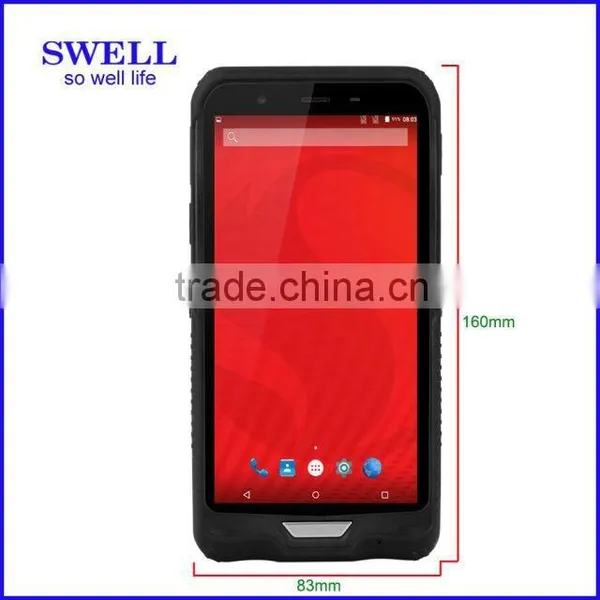 Q62 New 6 Inch Win10 Mobile or Android 5.11D/2D Scanner NFC Rugged Smartphone Rugged Handheld Terminal photo-2