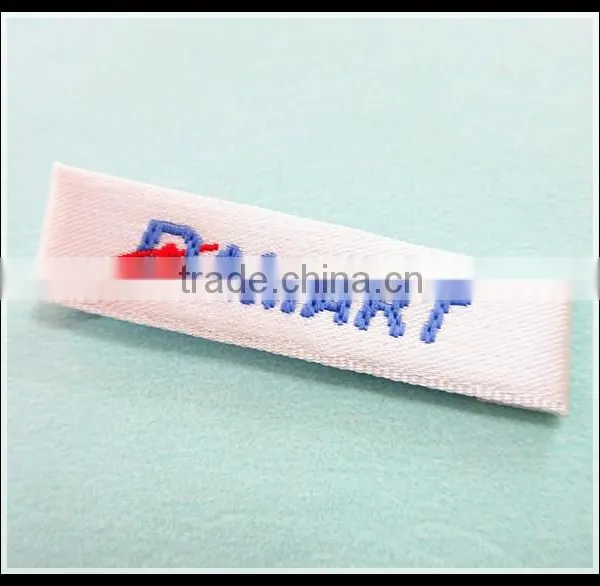 Fancy End Flod Left+Right Woven Lable for Clothing photo-5