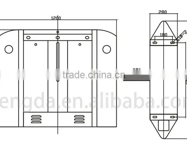 Semi Automatic Bus and Railway Stations Flap Turnstile photo-4