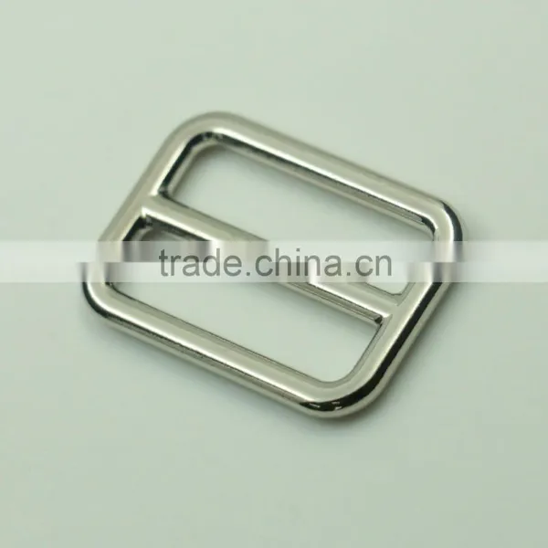 Eco-friendly Zinc Alloy Fashion Metal Curved Tri-glide Buckle for 38mm Belts photo-5
