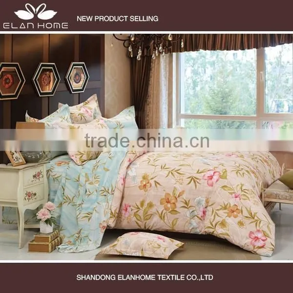 100% Cotton 128*68 Wholesale Pigment Printing Duvet Cover Set photo-2