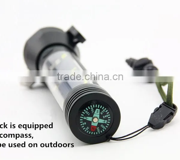 Gift Box-2016 NewTen Functions in One Flashlight,Solar LED Torch With Hammer Campus USB Android Output Car Essential Emmergency photo-4