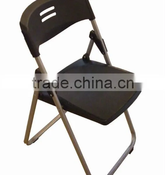 Plastic Seat Foldable Chair With Iron Frame Office Chair and Folding Chairs Furniture1074B photo-4