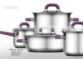 Cookware Set With Silicone Handle
