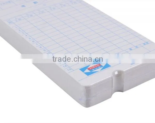 English/Portuguese Time Card For Time Recorder/Factory photo-3