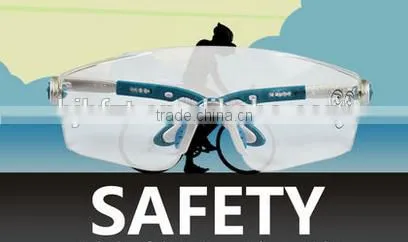 Clear Adjustable and Tilting Nylon Arms Polycarbonate Glasses photo-5