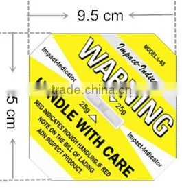 2015 Shockwatch Label Impact Indicator Shipping Label Monitoring Shock Label photo-6
