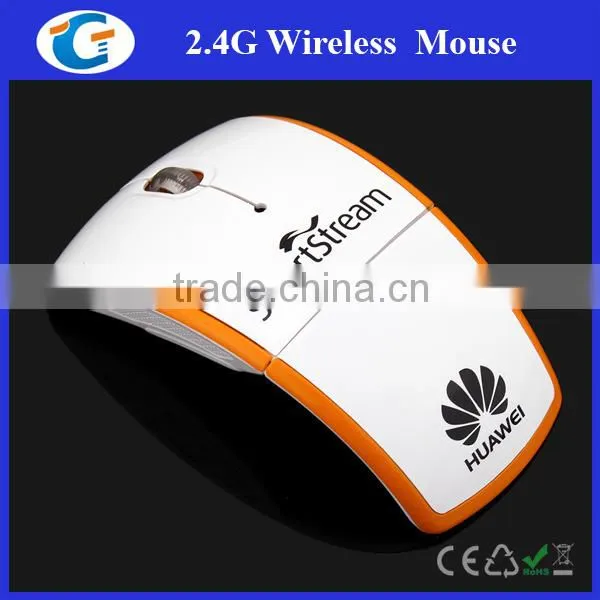 2.4Ghz Foldable Computer Black Wireless Mouse photo-2