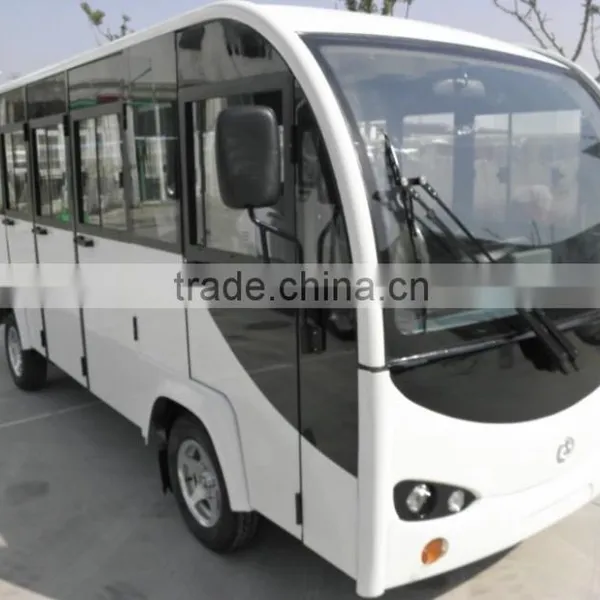 Electric Tourist Shuttle Bus Enclosed With Door for Park photo-2